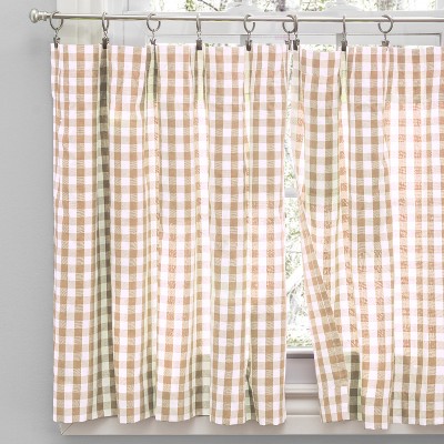 Ricardo Checkmate Insert Valance 70x13 Natural : Target