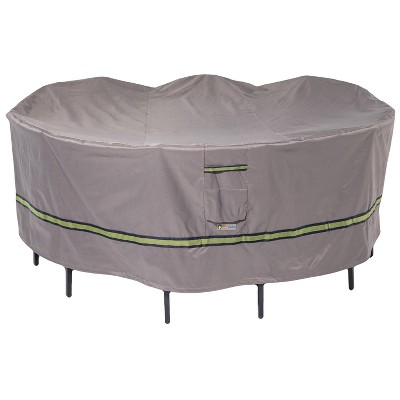 90" Soteria RainProof Round Patio Table with Chairs Cover - Duck Covers
