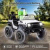 24V 2 Seater Ride On Car, Electric Truck for Big Kids Ages 3-8, Ride On Toy with 5.5MPH Max Speed, Remote Control, Accelerator Pedal, Treaded Tires - 4 of 4