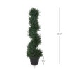 3FT Topiary Artificial Faux Cedar Tree Spiral Fake Plant, Pre-potted & Features High-Quality Detailed Look for Indoor or - 3 of 4