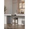 Maven Lane Alexander Swivel Vegan Leather Counter Height Bar Stool - 2 of 4