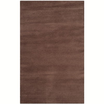 Handmade Tufted Black Wool Accent Rug 36" x 5"