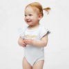 The Juniper Shop Chicks Rule Colorful Baby Flutter Sleeve Bodysuit - 2 of 2