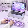 Evo Bytes Round Key Retro Typewriter Keyboard - 3 of 4