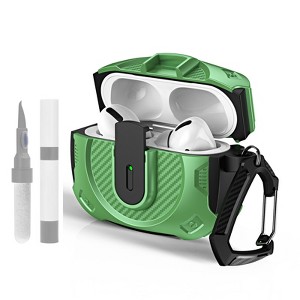 HTUTWOO for AirPods 4 Case, Compatible with MagSafe, Drop Protection Cover with Lanyard Compatible with AirPods 4th Generation Case, Black - 1 of 4