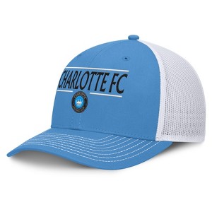 MLS Charlotte FC Velocity Structured Mesh Back Hat: Cotton, Snap Closure, Tagless Design - 1 of 4