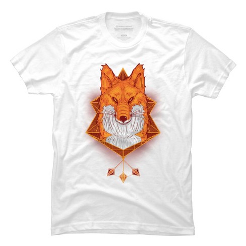 Men's Design By Humans Firefox Stare By Sayahelmi T-shirt - White ...