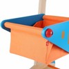 Hape Wooden Shopping Cart in Orange & Blue, Kids Pretend Play Toy - 3 of 4