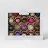 42pc Round Glass Christmas Tree Ornament Set - Wondershop™ - 3 of 3