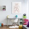 Stupell Industries Soft Pink Ballerina Slippers Ballet Dance Shoes Canvas Wall Art - 2 of 4