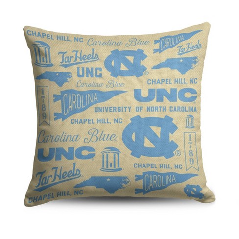 NCAA North Carolina Tar Heels Mapping Woven Pillow - image 1 of 4