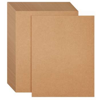 Sustainable Greetings 50 Sheets Brown Kraft Paper for Wedding, Party Invitations, Announcements, Drawing, DIY Projects, Letter Size, 176gsm, 8.5 x 11"