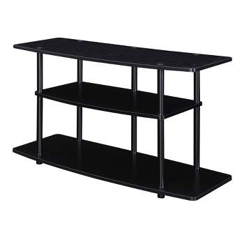 Designs2Go 3 Tier Wide TV Stand for TVs up to 43" - Breighton Home