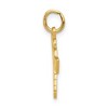 Black Bow Jewelry 14k Yellow Gold Satin Hockey Goalie Charm - 2 of 4