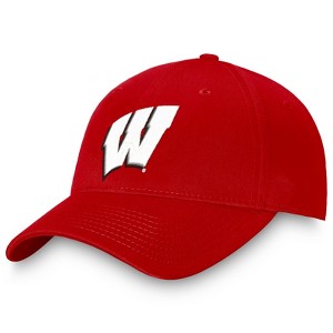 NCAA Wisconsin Badgers Structured Brushed Cotton Hat - 1 of 2