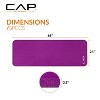 CAP Barbell High Density Exercise Yoga Mat with strap 68"x24" 12mm - 4 of 4