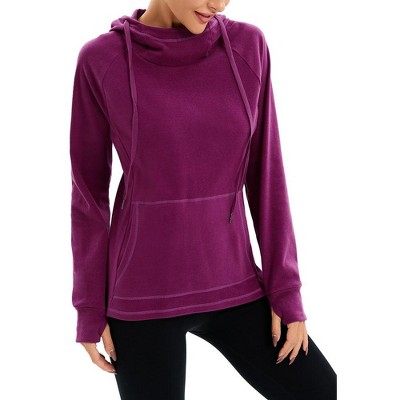 WhizMax Women's Fleece Drawstring Hoodie with Pockets