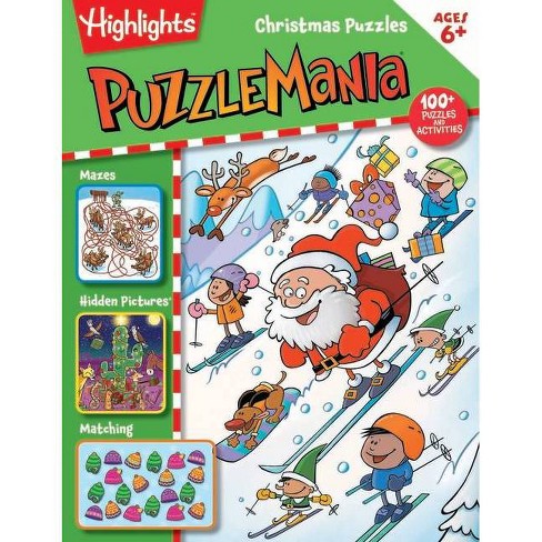 Christmas Puzzles - (highlights Puzzlemania Activity Books) (paperback ...