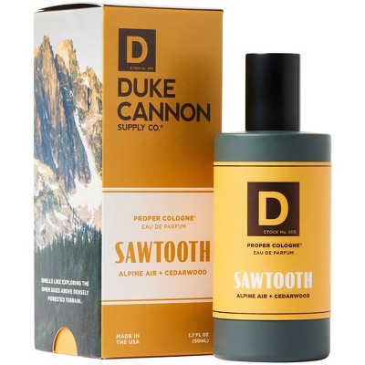 Duke Cannon Sawtooth Proper Cologne - Alpine Air & Cedarwood Cologne for Men's - 1.7 fl. oz