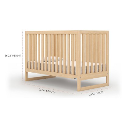 Austin Natural Beechwood 3-in-1 Convertible Crib