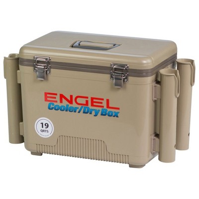 ice chest with rod holders