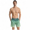 Anna-Kaci Men's Swim Shorts with Adjustable Drawstring Waistband and Quick-Dry Fabric - 3 of 4