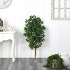 Nearly Natural 4-ft Single Ficus Artificial Tree (No Pot) - 3 of 3