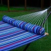 13' Quilted Hammock with Matching Pillow Striped - Algoma: No Assembly, Outdoor Use, 500 lbs Capacity - 3 of 4