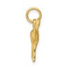 Black Bow Jewelry 14k Yellow Gold 3D Polished Giraffe Charm or Pendant - 2 of 4