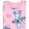 Disney Girls Fleece Pullover Sweatshirt and Pants Outfit Set Little Kid to Big Kid - 4 of 4