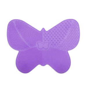 Unique Bargains Butterfly Makeup Brush Cleaning Mat 1 Pc - 1 of 4