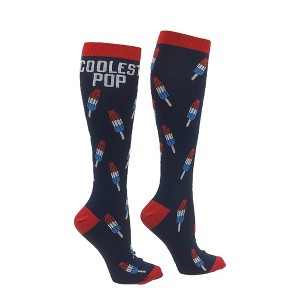 Coolest Pop Funny Compression Socks Funny Fathers Day Funny Compression Socks For Men - Crazy Dog Compression Socks - 1 of 4