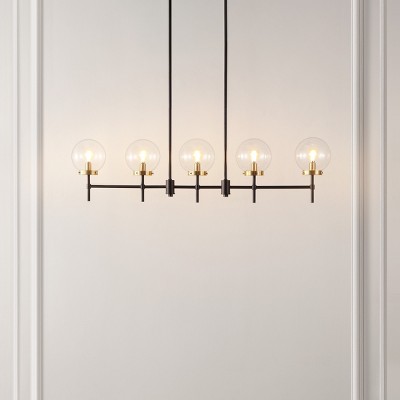 Mylah 5-Light Oil Rubbed Bronze Glass Globe Pendant