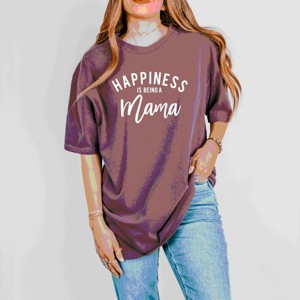 Simply Sage Market Happiness is Being a Mama Garment Dyed Tee - 1 of 4