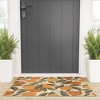 Cuss Yeah Designs Abstract Oranges 36" x 24" Welcome Mat - Society6 - 2 of 3