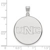 Black Bow Jewelry 10k White Gold Northern Colorado Bears NCAA Extra Large Pendant - 2 of 3