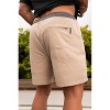Burlebo Men's Athletic Workout 5.5" Inseam Shorts With Built-in Liner - 3 of 3