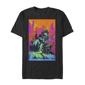 Men's Marvel Black Panther Artistic Poster T-Shirt - 1 of 4