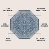 Palazzo Vine and Border Textured Weave Indoor/Outdoor Area Rug  - JONATHAN Y - 3 of 4