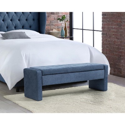 Jaime 55.1" Wide Storage Bench | ARTFUL LIVING DESIGN