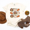 Simply Sage Market Women's Turkey Pumpkin Pie Grid Short Sleeve Garment Dyed Tee - 2 of 2