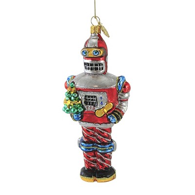 Huras 6.5" Roger Robot W/  Christmas Tree Ornament Rosie Space Ai Nasa  -  Tree Ornaments