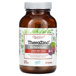 Quantum Health TheraZinc, Echinacea, Cherry Mint , 60 Lozenges - 1 of 4