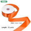 Unique Bargains Durable Satin Smooth Colorfast Fabric Ribbons 50 Yards 1.5 Inch 1 Pc - 3 of 4