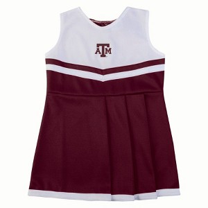 NCAA Texas A&M Aggies Toddler Girls' 2pc Cheer Dress Set - 1 of 3
