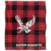 Eastern Washington University Campus Plaid Spirit Silky Touch Super Soft Throw Blanket 50x60 - 2 of 4