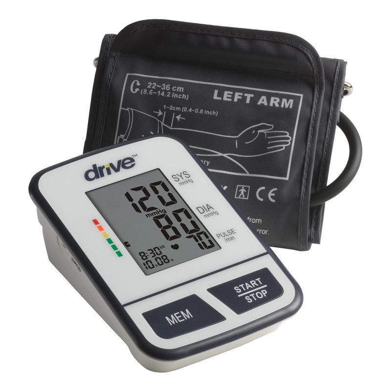 drive Medical Blood Pressure Monitor, Upper Arm, Large, 1 Count, 2 of 5