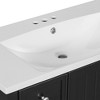 ChicFurnit Bathroom Vanities for Bathroom Vanity with Sink Combo One Cabinet and Six Drawers Solid Wood and MDF Board, White, 36"*18"*34.1" - 4 of 4