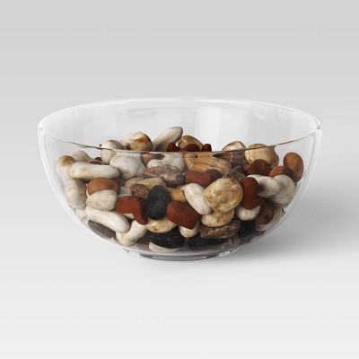 Mixed River Stone Pebbles Decorative Filler - Threshold™