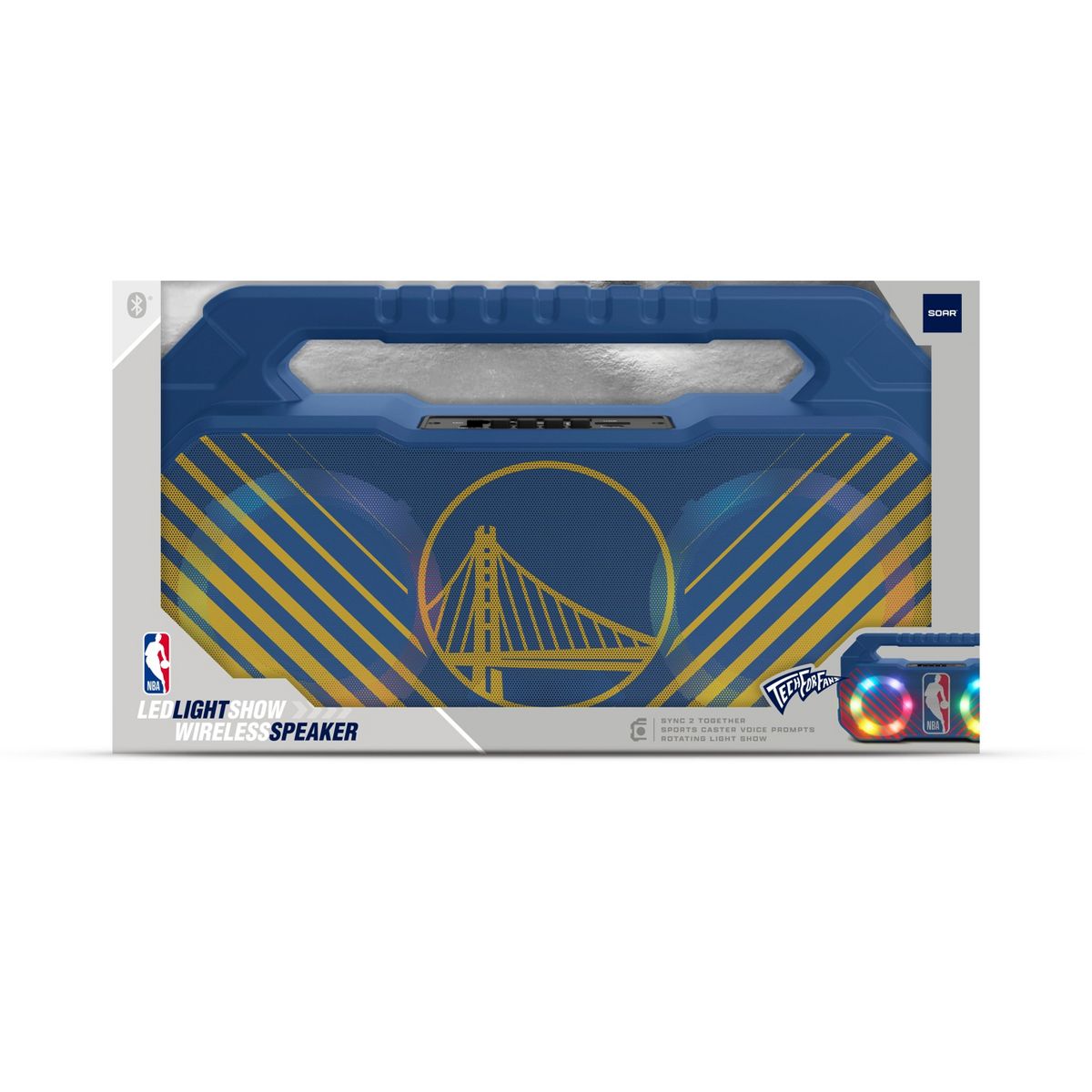 NBA Shockbox Bluetooth BOOMBOX Speaker with FM Radio - thumbnail 2